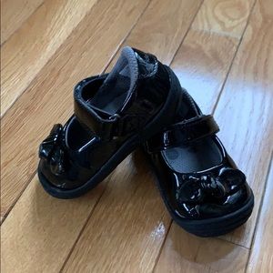 stride rite 360 black maryjanes for baby/toddler